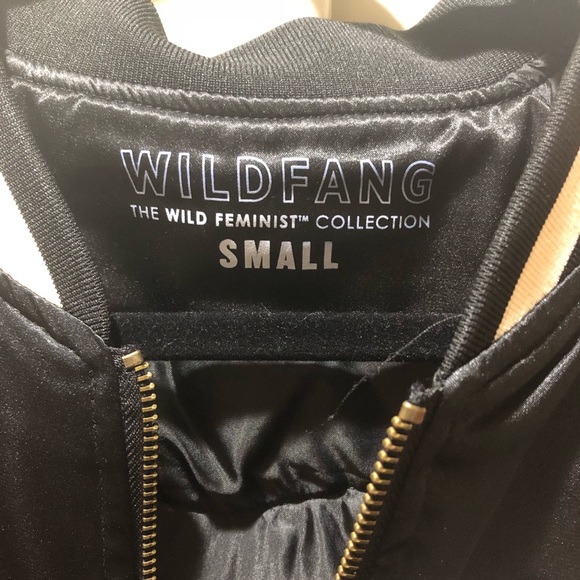 Rare Wild Fang Bomber Jacket - Picture 4 of 4